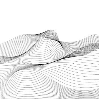 Data visualization dynamic wave pattern vecto.. | Free stock vector - 487036