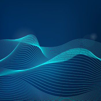 Data visualization dynamic wave pattern vector