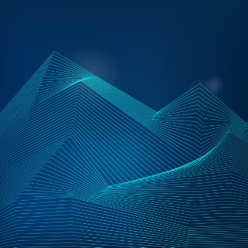 Data visualization dynamic wave pattern vector Free Vector