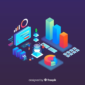 Data visualization Free Vector