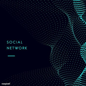 Data visualization particle dynamic wave patt.. | Free stock vector - 486949