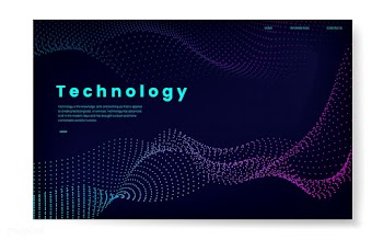 Data visualization particle dynamic wave patt.. | Free stock vector - 487146