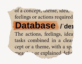 Database ripped dictionary, editable word | Free PSD - rawpixel