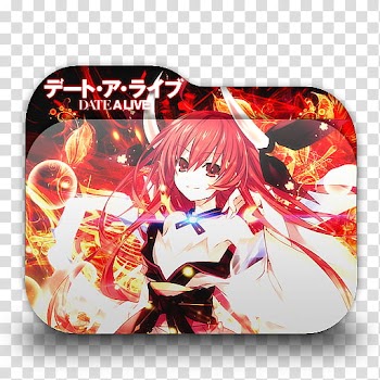 Date a Live Anime Folder Icon, Date Alive transparent background PNG clipart