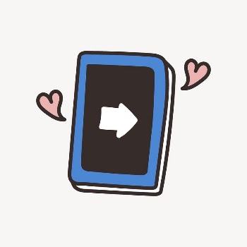Dating app doodle collage element | Free Vector - rawpixel