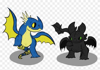 Day Of Dragons - Toothless And Stormfly Baby