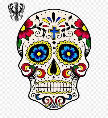 Day of the Dead Calavera Drawing Skull art - calavera ornament 