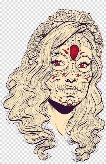 Day of the Dead Digital art, Dia De Los Muertos transparent background PNG clipart