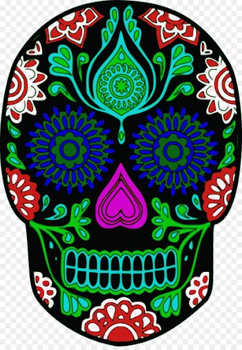 Day of the Dead Ofrenda La Calavera Catrina Death - sugarskull streamer 