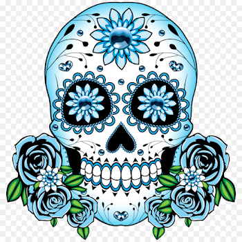 Day Of The Dead Skull - skull png download - 2057*2057 - Free ...