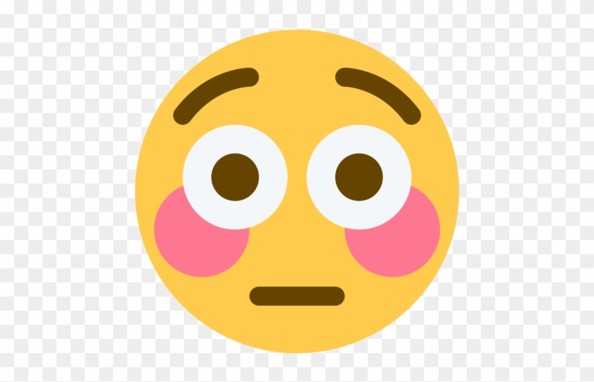 Dazed Face Flushed Flirt - Flushed Emoji Discord