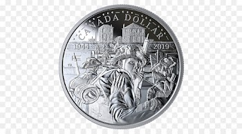 Dday, Coin, Mint, Drawing, Metal PNG