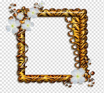 .de Email , gold frame transparent background PNG clipart