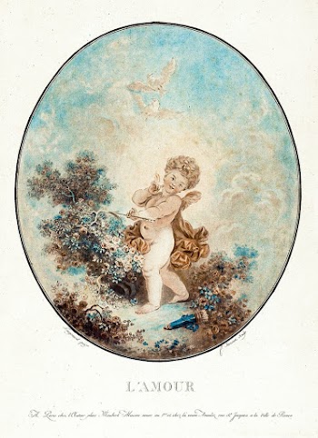 De liefde (1777) painting in high resolution by Jean Fran&ccedil;ois Janinet. Original from The Rijksmuseum. Digitally enhanced by rawpixel.
