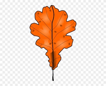 Dead Leaves Clipart 5 By Eric - Orange Leaf Clip Art