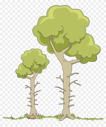 Dead Trees - Clipart Two Trees
