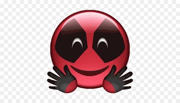 Deadpool Emoji Sticker Comics - Deadpool emoji 