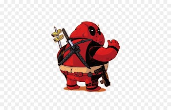 Deadpool Obesity Superhero 1986 Preakness Stakes Cartoon - Obesity Deadpool 