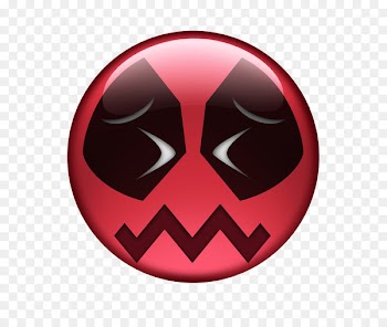 Deadpool Superhero Emoticon Comics Telegram - Deadpool emoji 