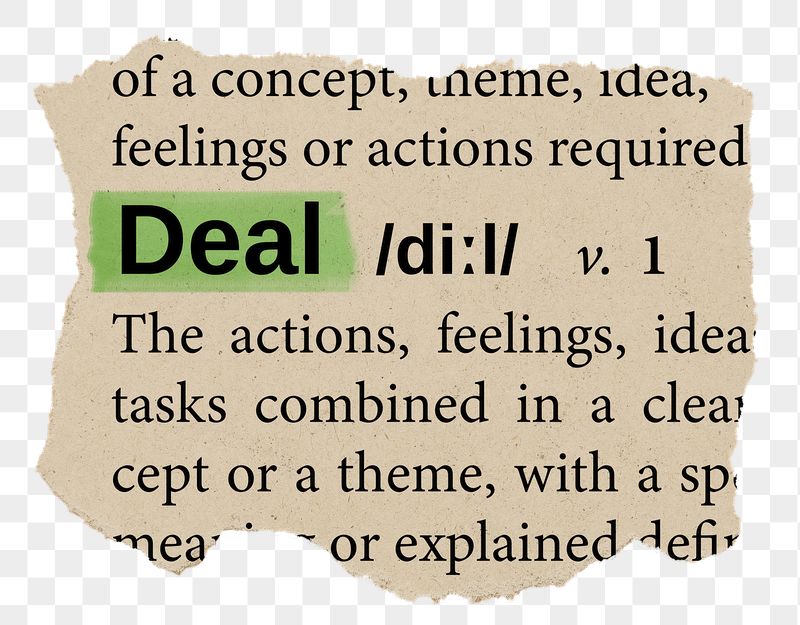 Deal png word sticker, torn | Free PNG - rawpixel