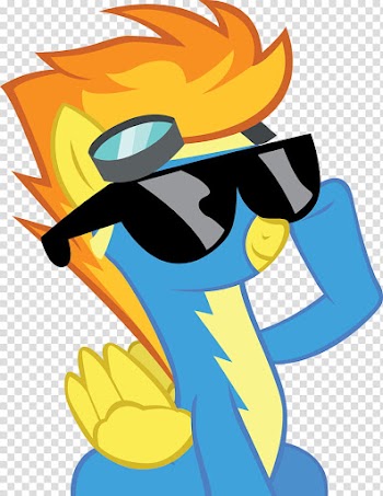 Deal With It, blue animal wearing black sunglasses illustration transparent background PNG clipart