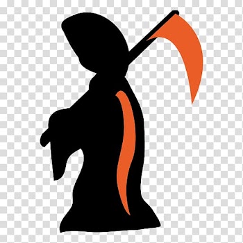 Death Drawing , Silhouette transparent background PNG clipart