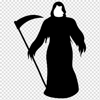 Death Halloween Sticker Wall decal, demon transparent background PNG clipart