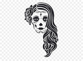 Death La Calavera Catrina Day of the Dead Clip art - skull 