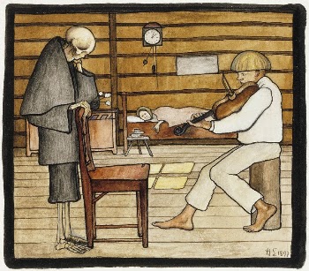 Death listens, 1897, by Hugo | Free Photo - rawpixel