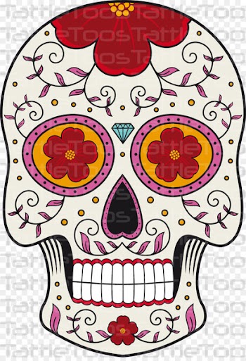 Death Mexican cuisine Calavera Day of the Dead Skull and crossbones - caveiras poster 