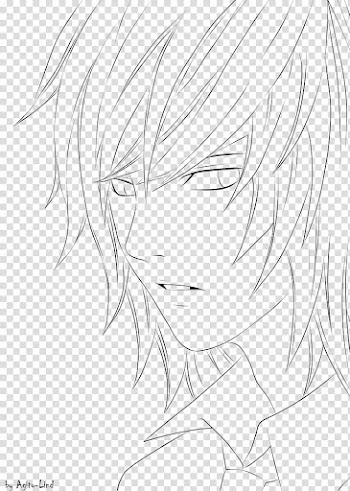 Death Note Mikami Teru line transparent background PNG clipart