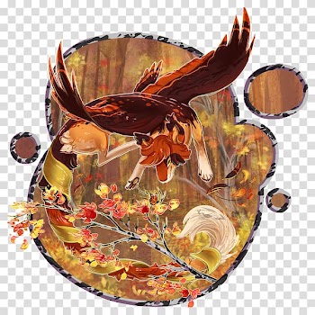 Decapods, autumn forest spirits transparent background PNG clipart