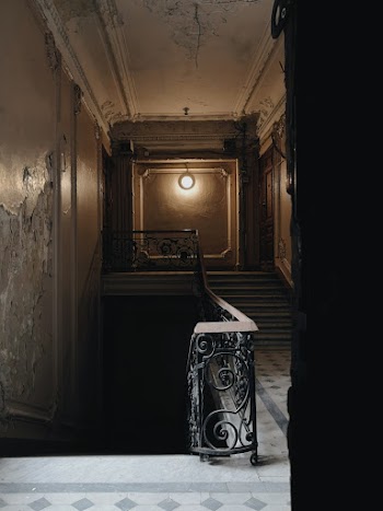 Decaying Building with Staircase