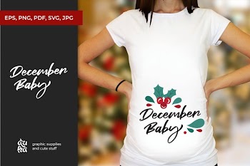 December Baby | Christmas SVG