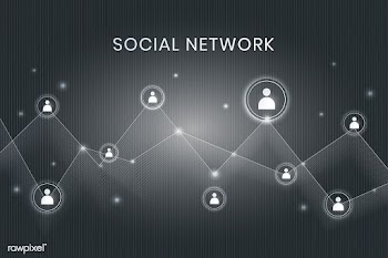 Decentralized social network | Free stock vector - 592985