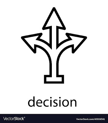 decision line icon decide confusion street