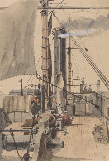 Deck of a Paddle Steamer | Free Photo - rawpixel