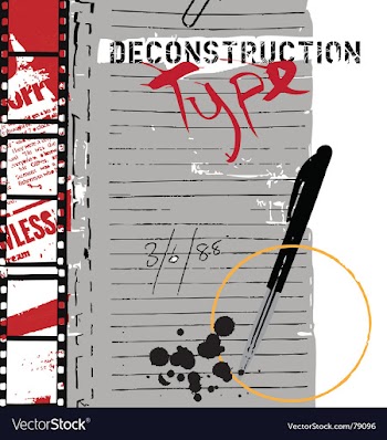Deconstruction vector image