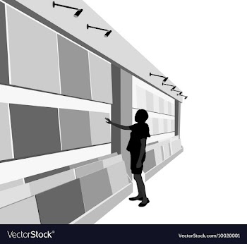 Decor and shopping mall vector image