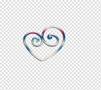 Decoraciones, blue, gray, and red heart transparent background PNG clipart
