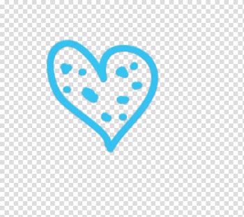 Decoraciones, blue heart illustration transparent background PNG clipart