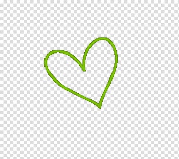 Decoraciones, green heart illustration transparent background PNG clipart