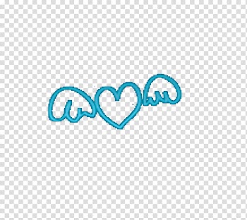 Decoraciones, teal heart illusration transparent background PNG clipart