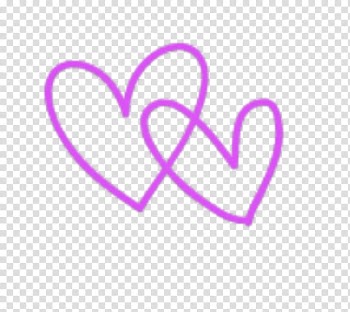 Decoraciones, two pink heart illustrations transparent background PNG clipart