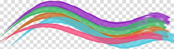 Decorados Lines Colors, purple, green, orange, and pink color shade transparent background PNG clipart