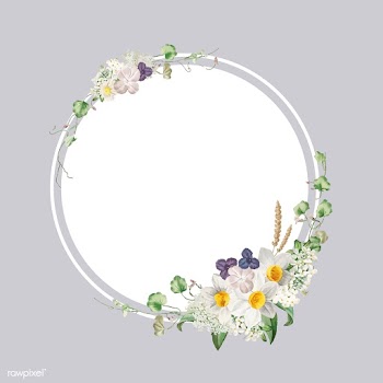 Decorated floral frame | Free stock vector - 573790
