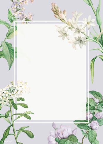 Decorated floral frame | Free stock vector - 574010