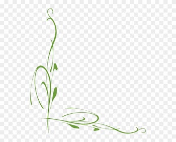 Decoration Clipart Leafy Vine - Green Vine Border