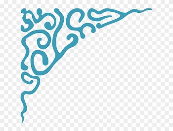 Decoration, Fancy, Flourish, Ornament - Blue Corner Borders Png
