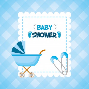 Decoration for baby shower Free Vector